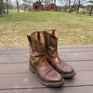 Ariat WorkHog Waterproof H20 Pull-On Work Boots Size 11D